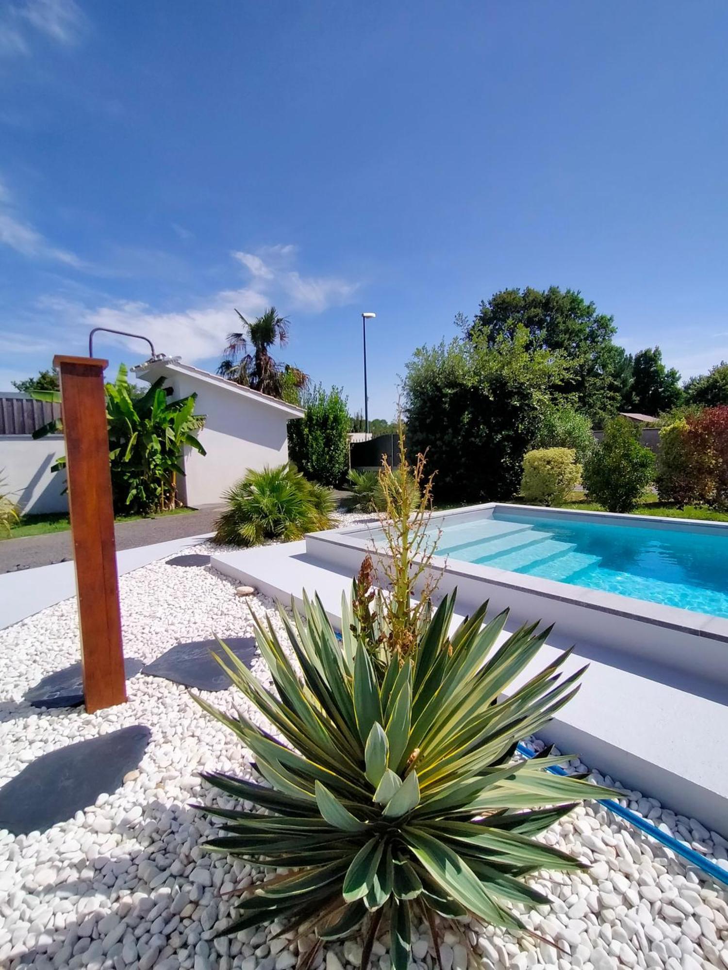 Gîte Les Bambous 2 pers 15 min océan calme jardin parking wifi Brach Exterior foto