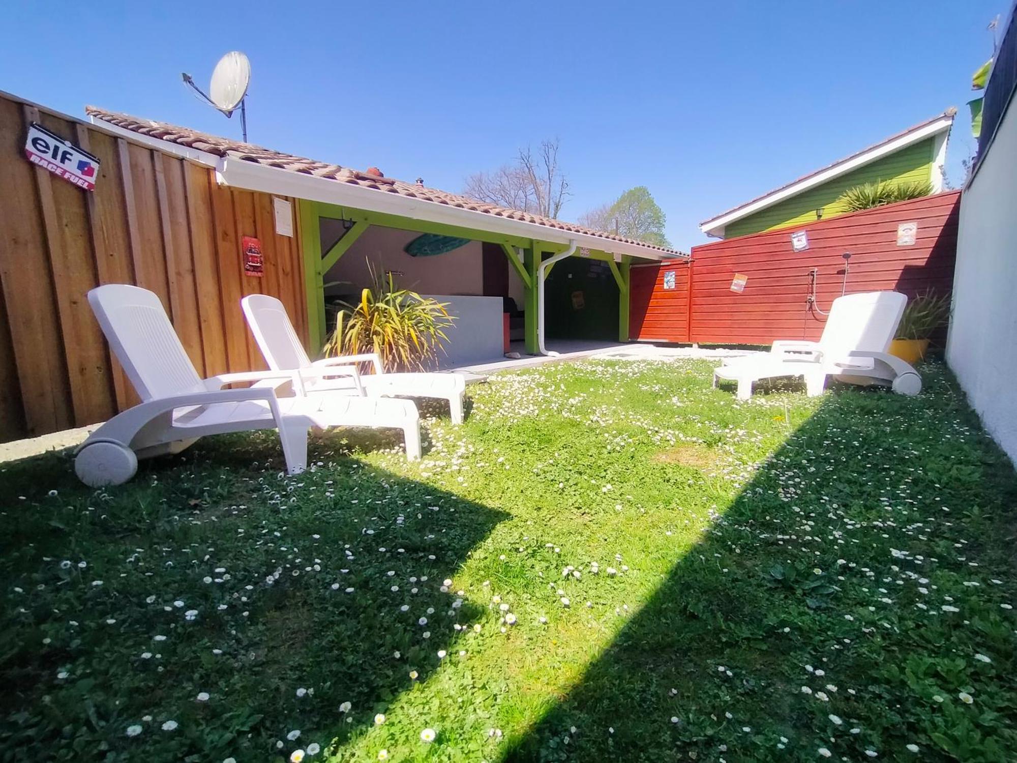 Gîte Les Bambous 2 pers 15 min océan calme jardin parking wifi Brach Exterior foto